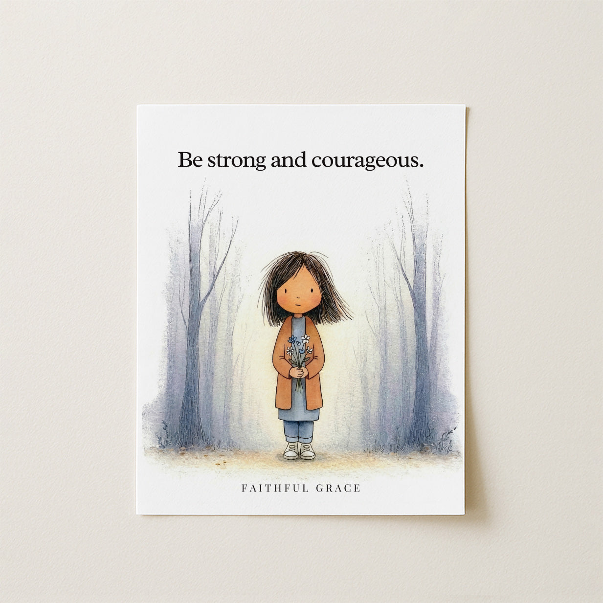 Strong and courageous.