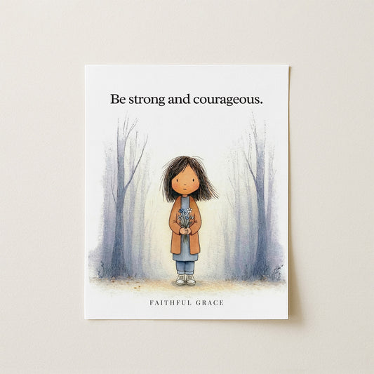 Strong and courageous.