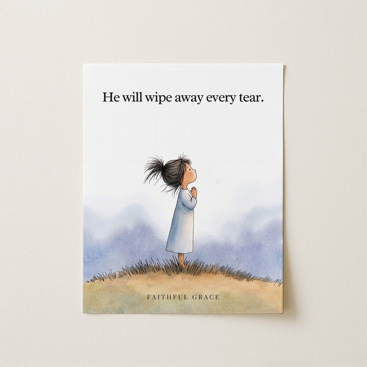 He will wipe away every tear.
