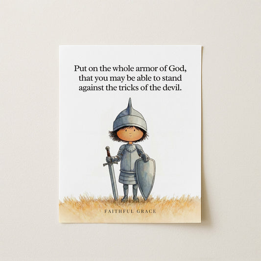 Whole armor of God.
