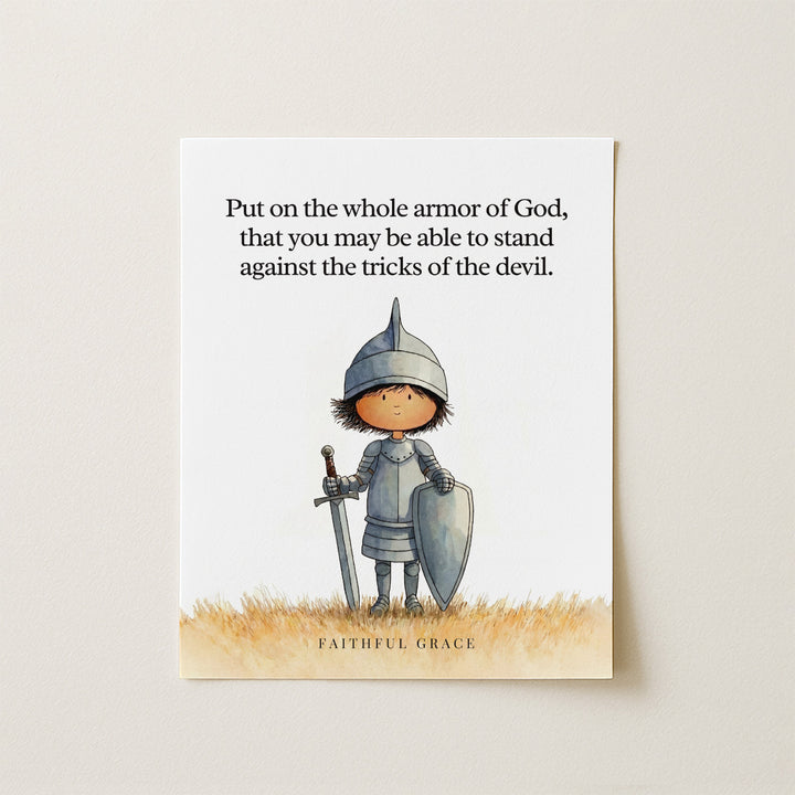 Whole armor of God.