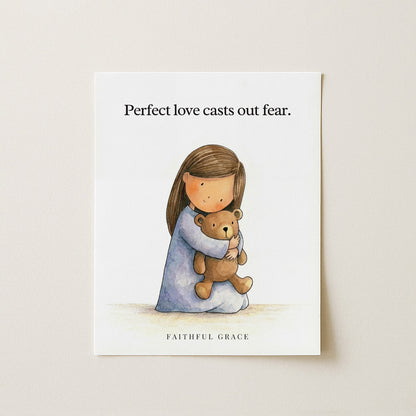 Perfect love casts out fear.