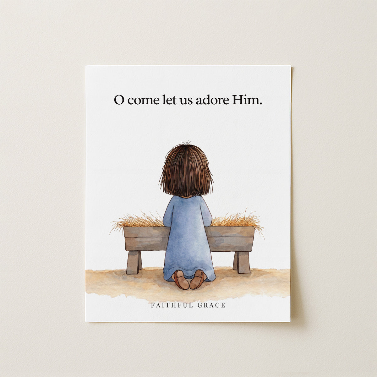 O come let us adore Him.