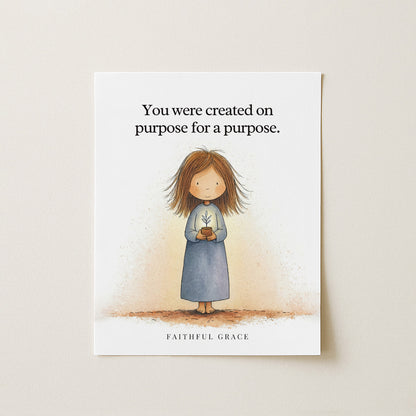 On purpose for a purpose.