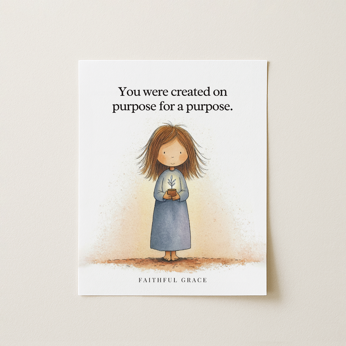 On purpose for a purpose.