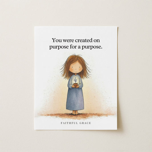On purpose for a purpose. print