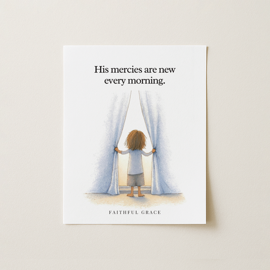 His mercies are new every morning.