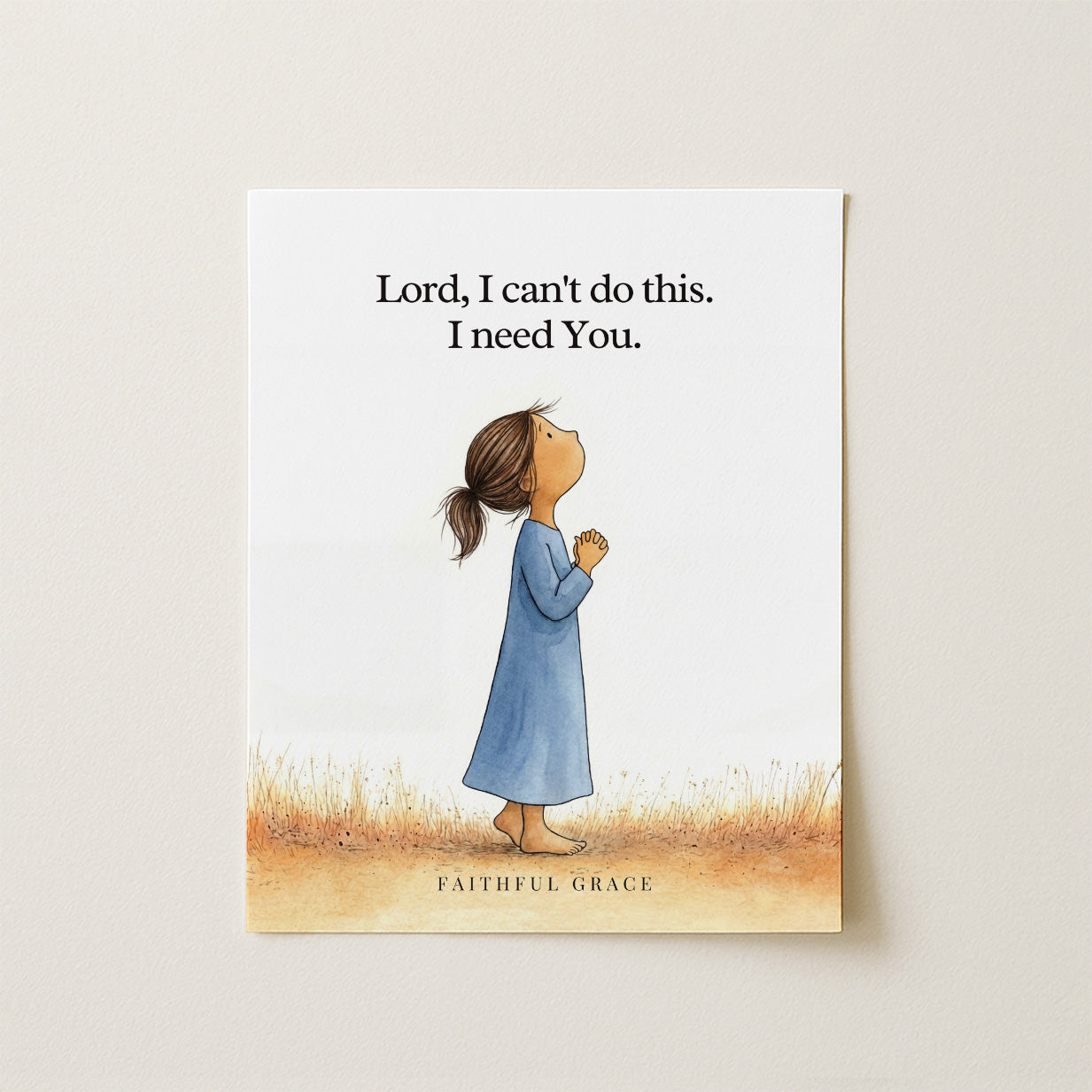 I need You.