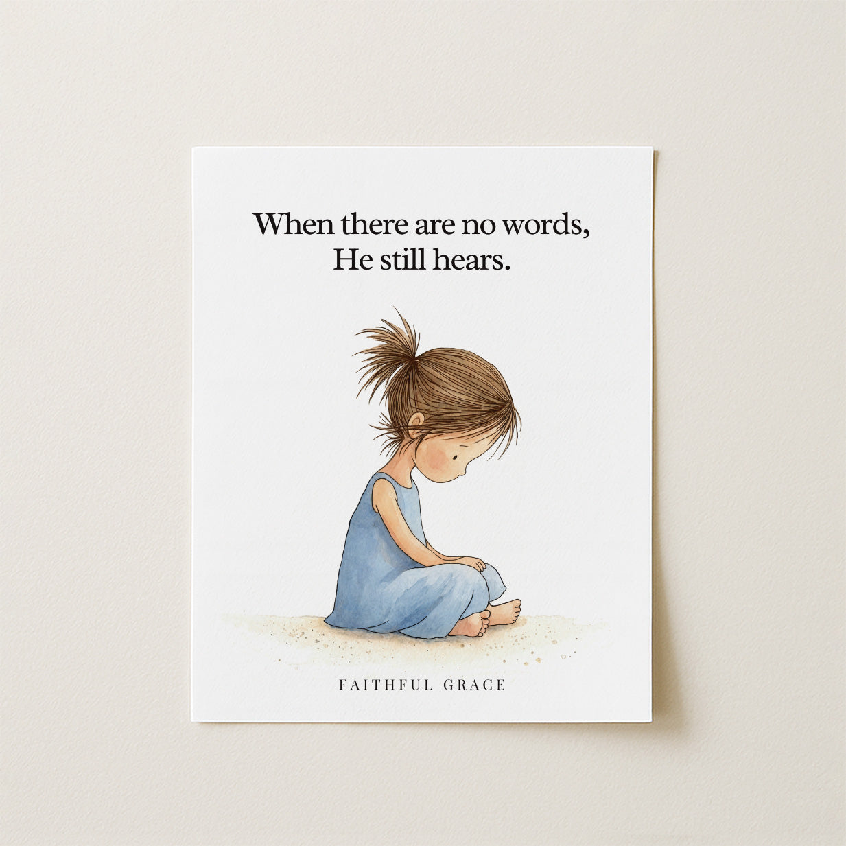 He still hears.