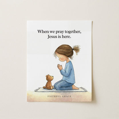 When we pray together.