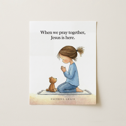 When we pray together.