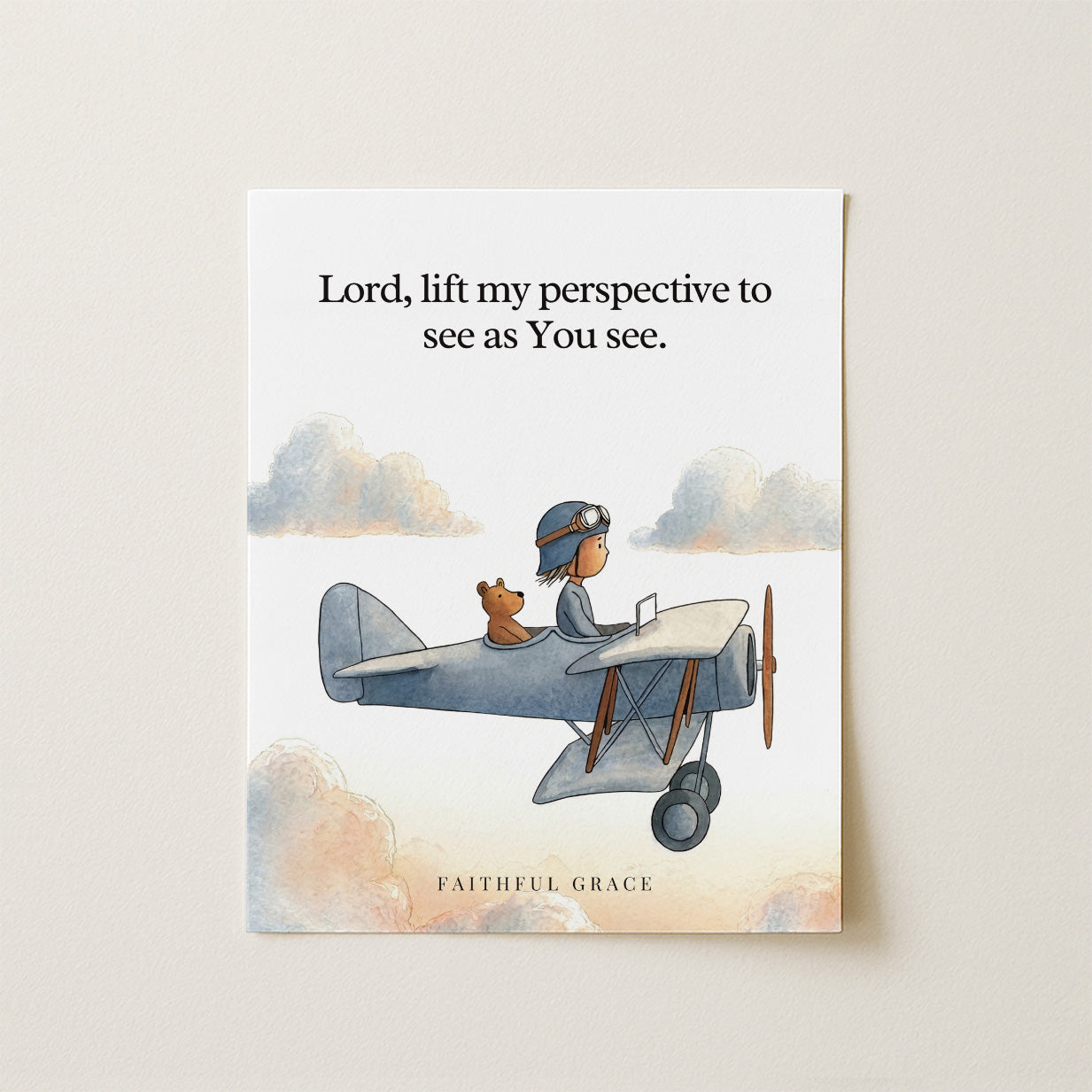 Lift my perspective.