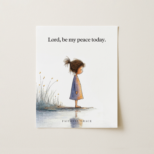 Be my peace today.
