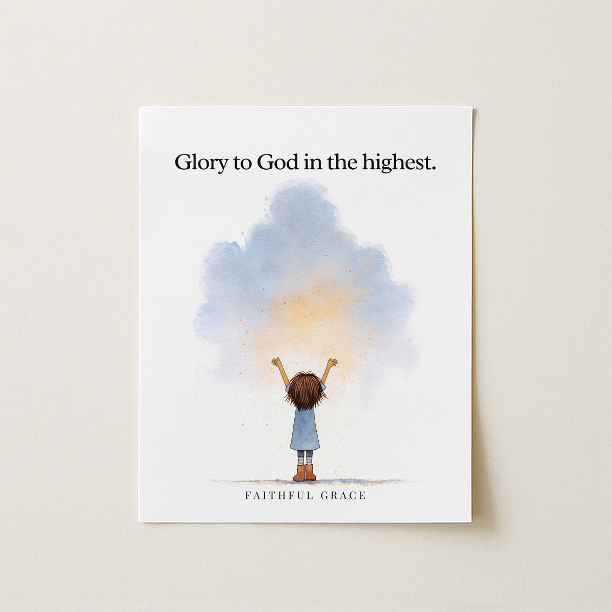 Glory to God in the highest.