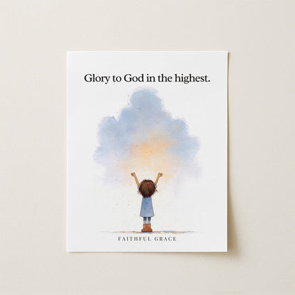 Glory to God in the highest.