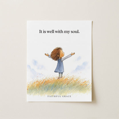 It is well with my soul.