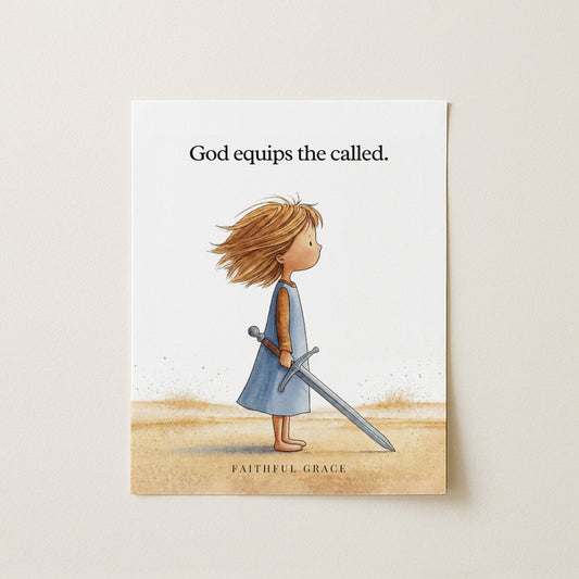God equips the called.
