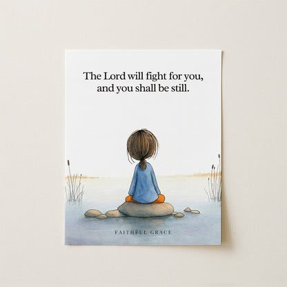 The Lord will fight for you.