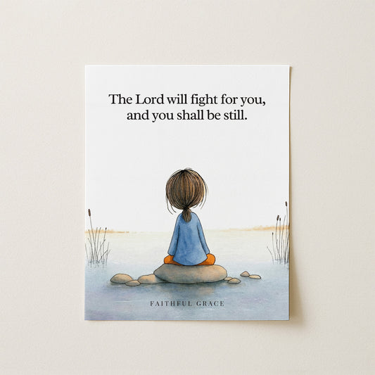 The Lord will fight for you.