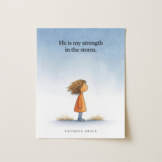 My strength in the storm.