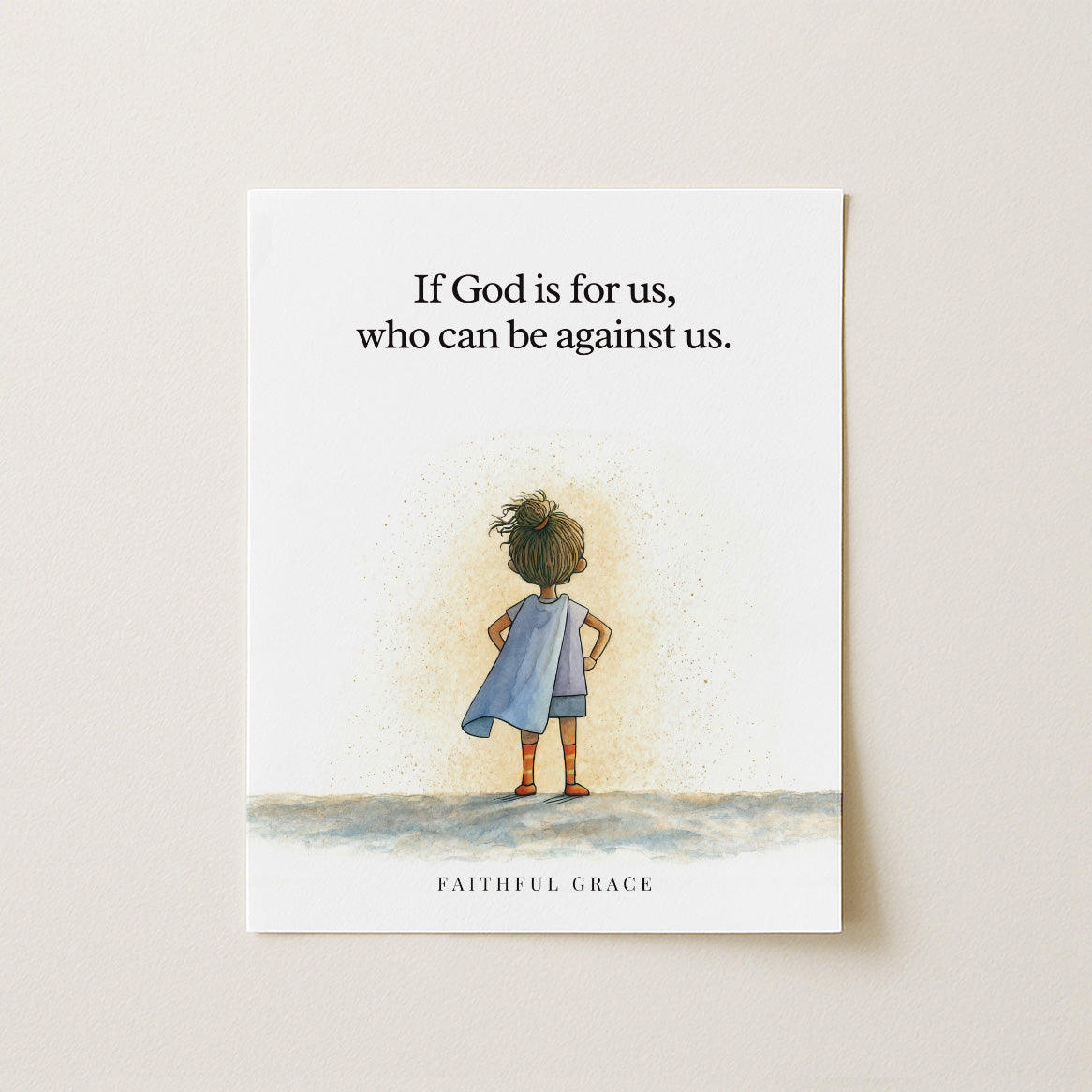 Who can be against us.