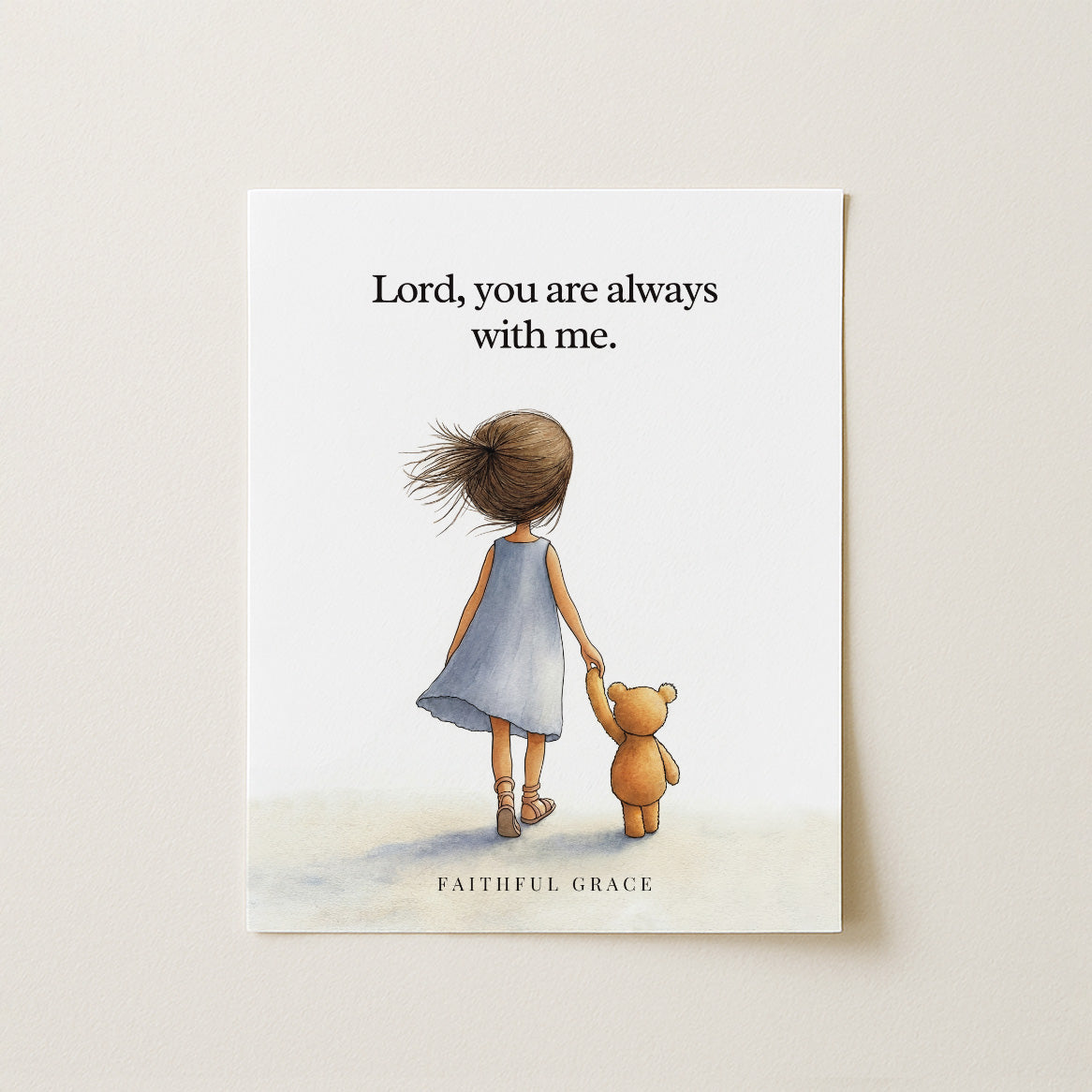 You are always with me.