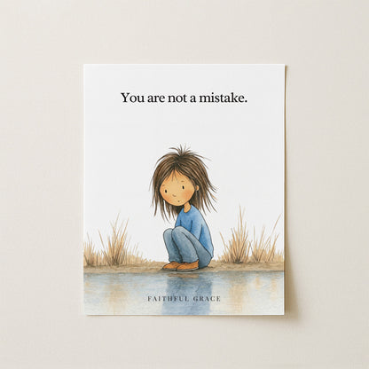 You are not a mistake.