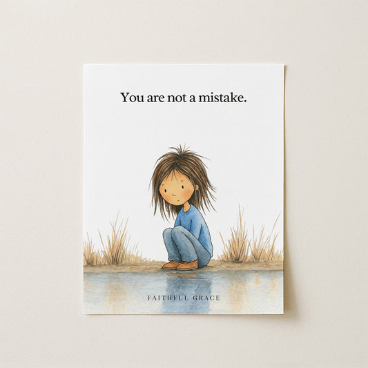 You are not a mistake.