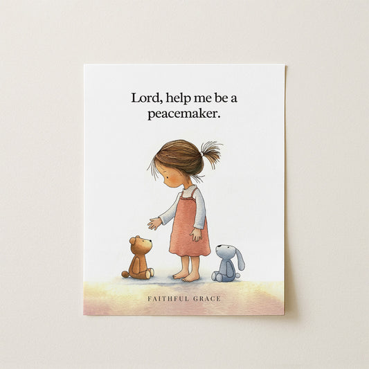 Help me be a peacemaker.
