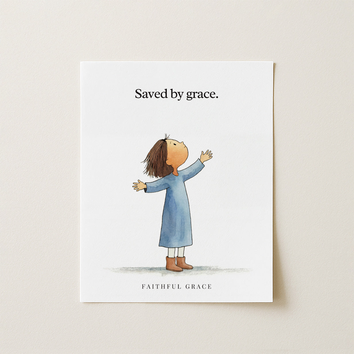 Saved by grace.