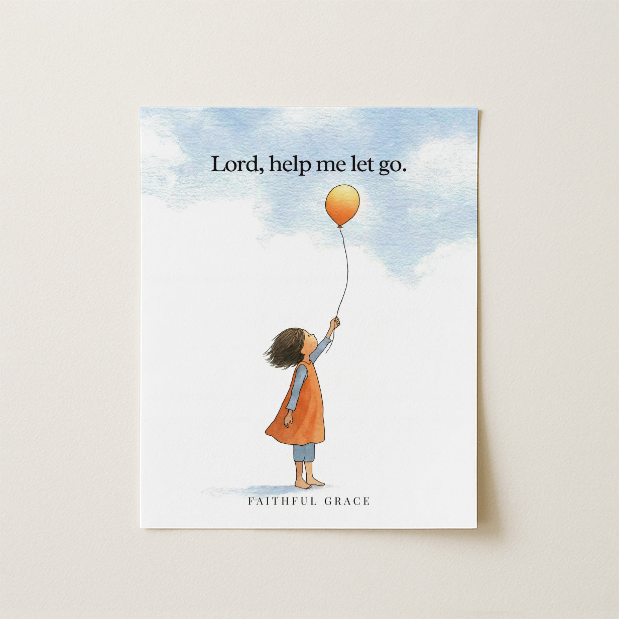 Help me let go.