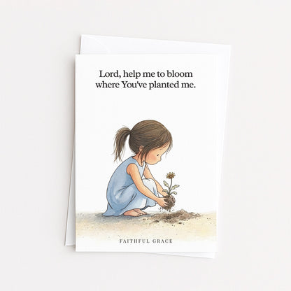 Help me to bloom.
