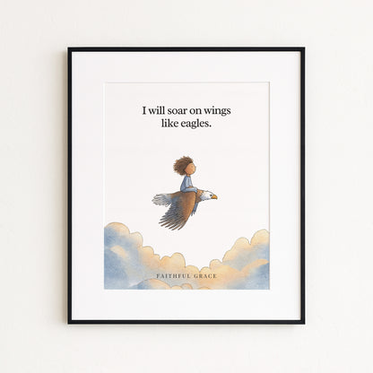 Wings like eagles.