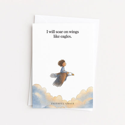 Wings like eagles.