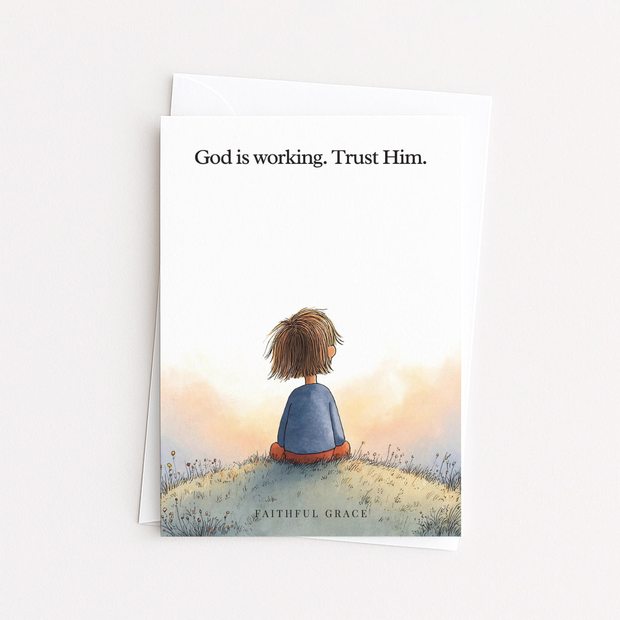 God is working. Trust him.
