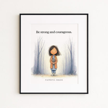 Strong and courageous.
