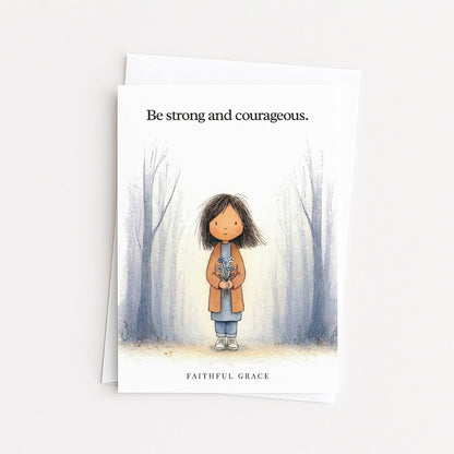 Strong and courageous.
