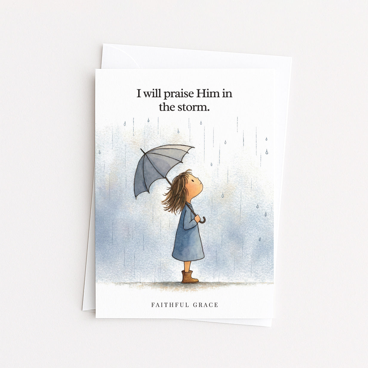 Praise Him in the storm.