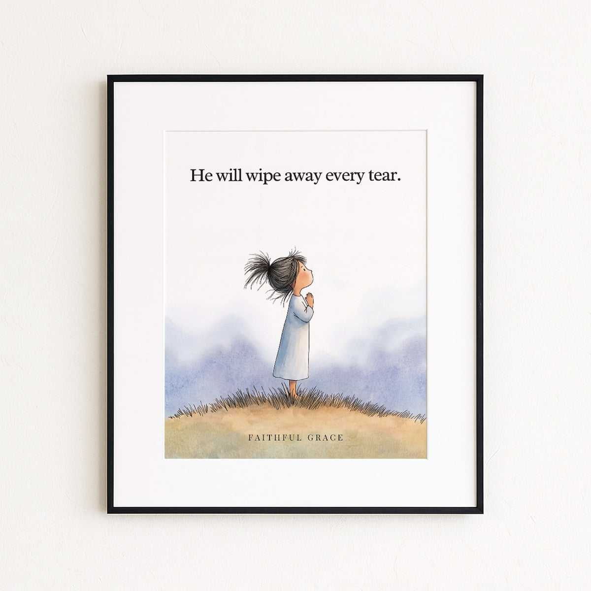 He will wipe away every tear.
