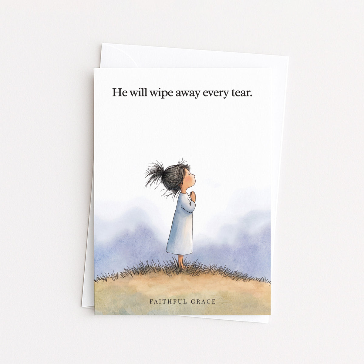 He will wipe away every tear.