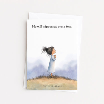He will wipe away every tear.