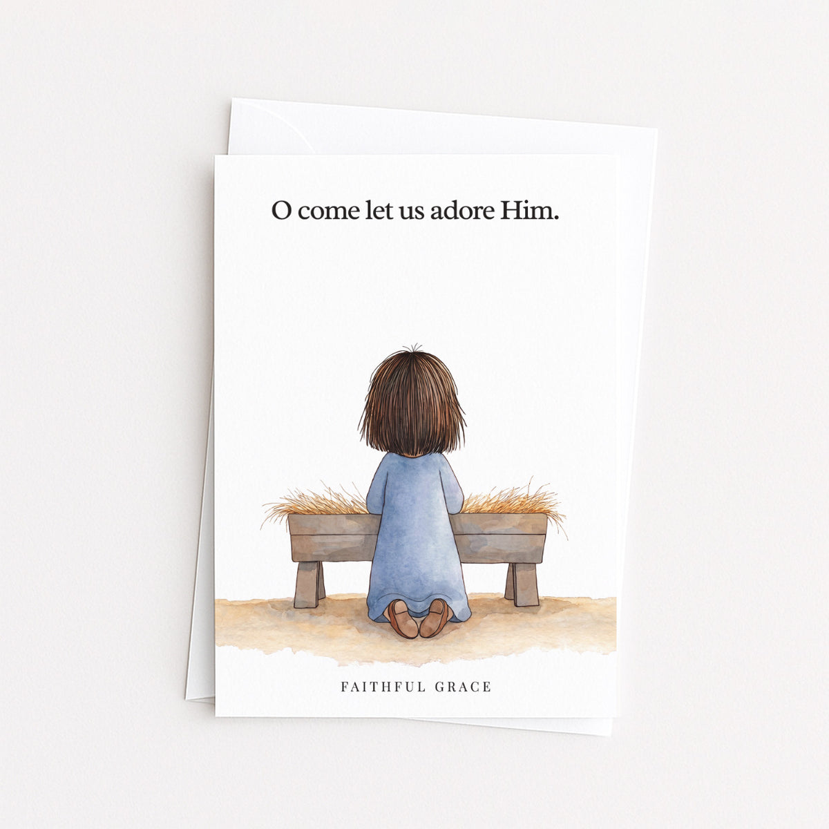 O come let us adore Him.
