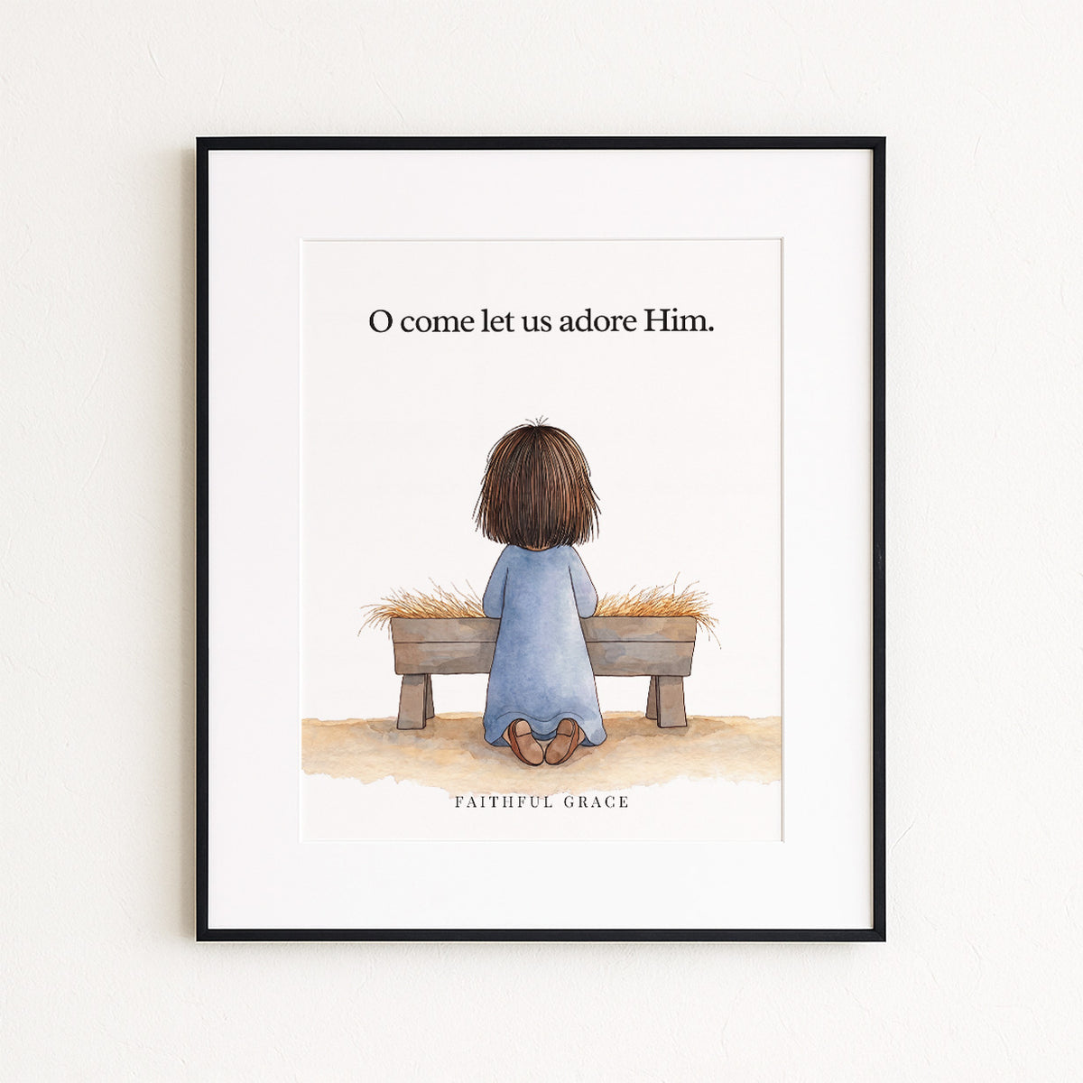 O come let us adore Him.