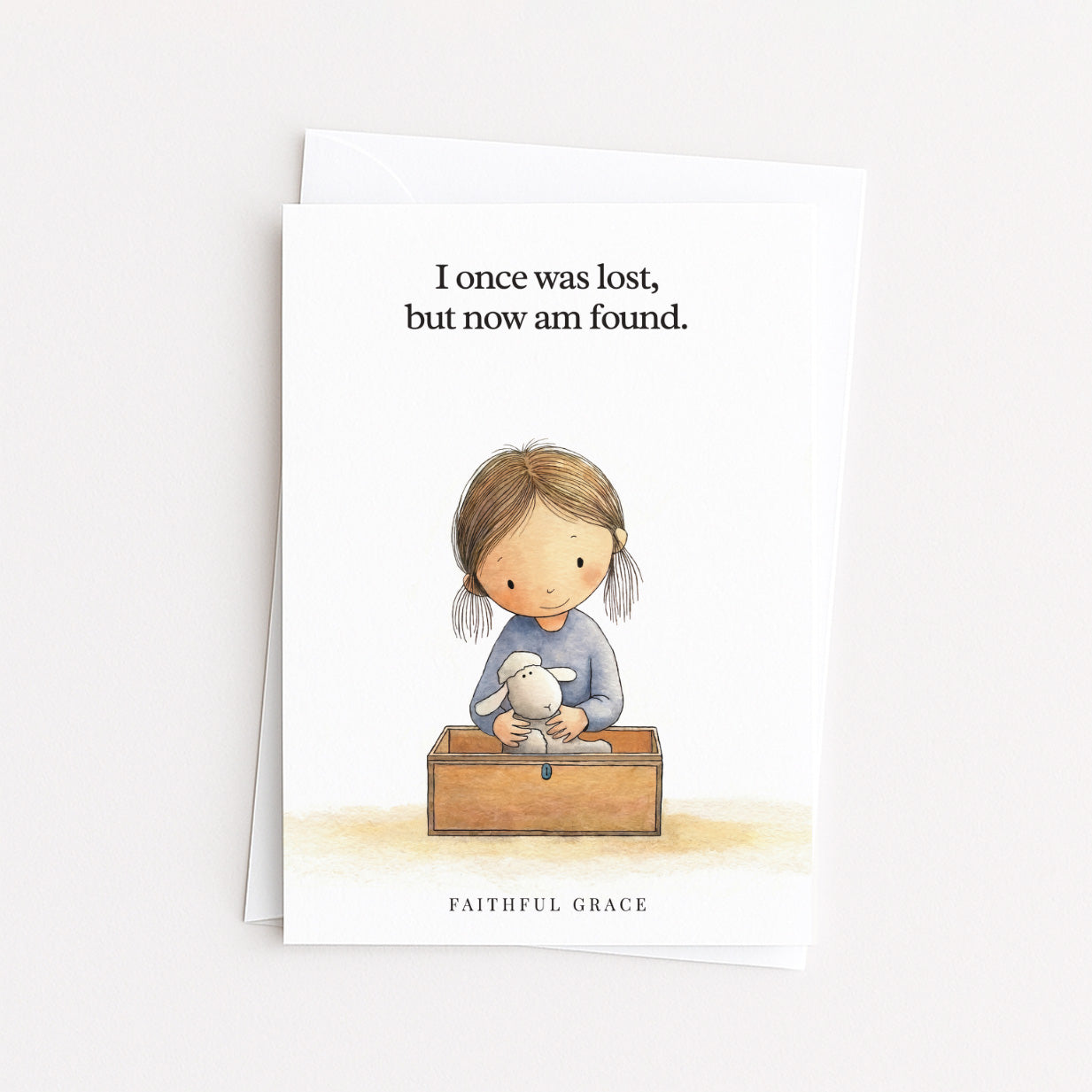 I once was lost.