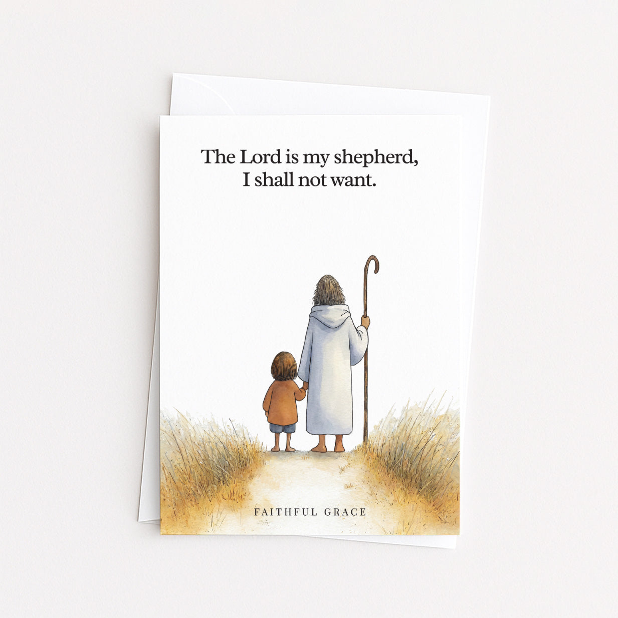 The Lord is my shepherd.