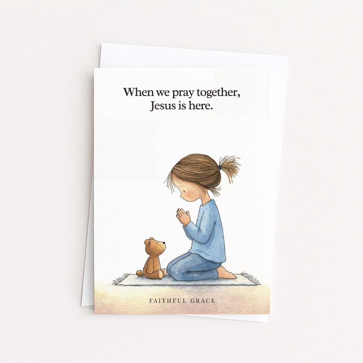 When we pray together.