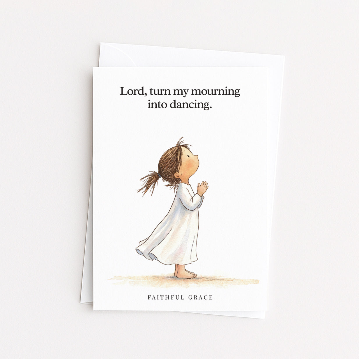 Turn my mourning into dancing.