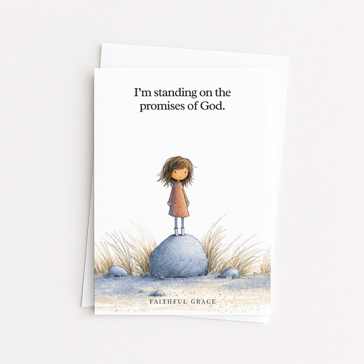 Standing on the promises of God.