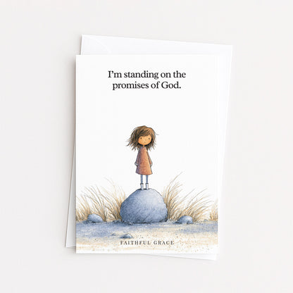 Standing on the promises of God.