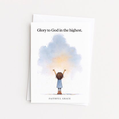 Glory to God in the highest.